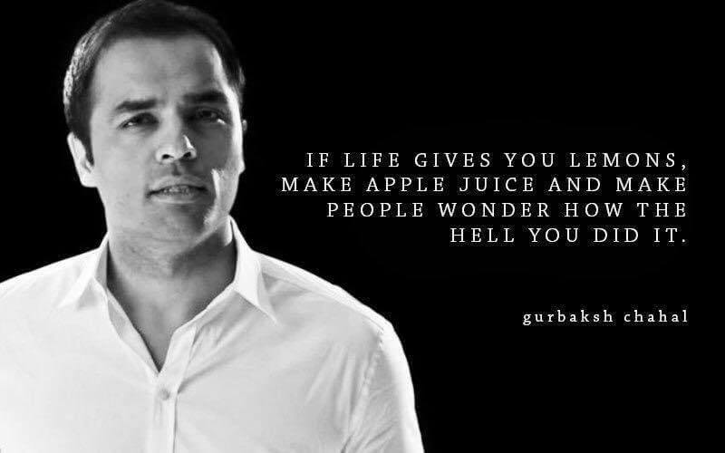 Gurbaksh Chahal Famous Quote